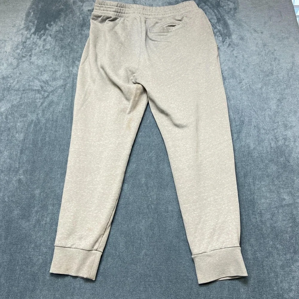 Michael Kors Sweatpants Mens Large Heather Gray Fleece Lined Logo Tapered Leg